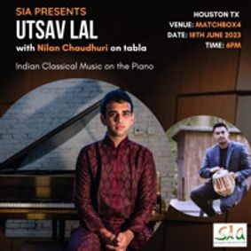 Utsav Lal-Indian Classical Music on Piano show poster