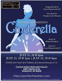 Rodgers and Hammerstein’s Cinderella show poster