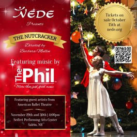 NEDE's The Nutcracker with the NH Philharmonic Orchestra show poster