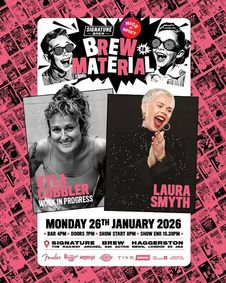 Kyla Cobbler + Laura Smyth - Work In Progress show poster