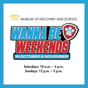Wanna Be Weekends at Museum of Discovery and Science show poster
