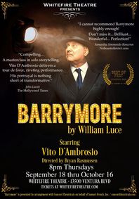 BARRYMORE show poster