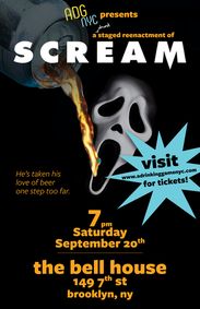 SCREAM show poster