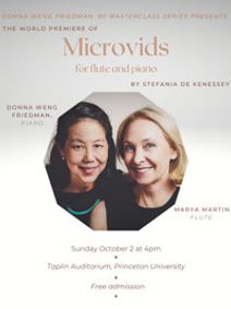 World Premiere: Microvids, for Flute and Piano show poster