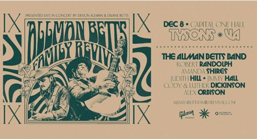 Allman Betts Family Revival show poster