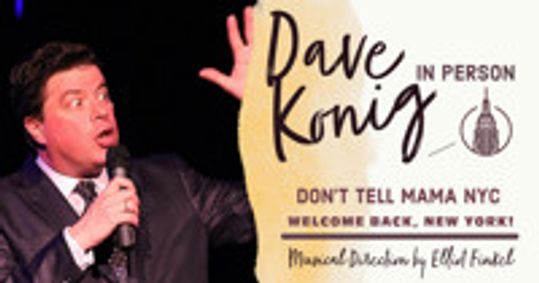 Dave Konig - In Person show poster