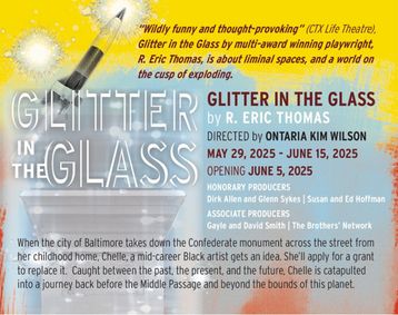 Glitter in the Glass by R. Eric Thomas show poster