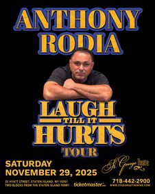 Anthony Rodia: Laugh Till It Hurts Tour show poster
