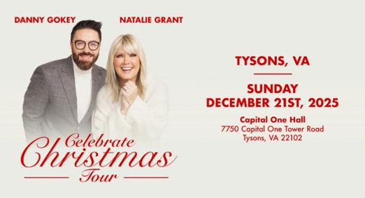 Natalie Grant and Danny Gokey: Celebrate Christmas Tour show poster