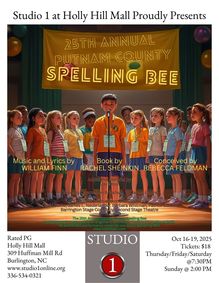 25th Annual Putnam County Spelling Bee show poster