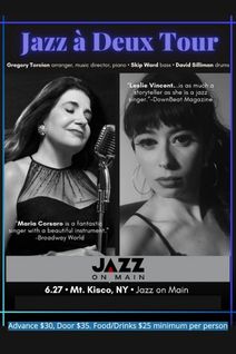 Maria Corsaro & Leslie Vincent: Jazz à Deux Tour