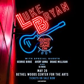 Luke Bryan show poster