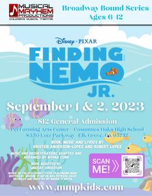 Finding Nemo Jr show poster