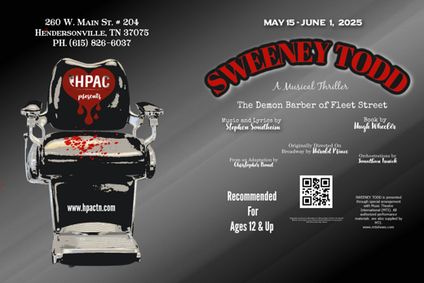 Sweeney Todd: The Demon Barber of Fleet Street show poster