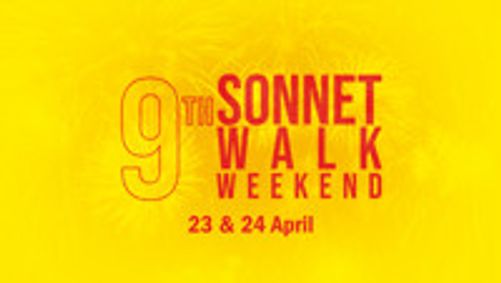 Sonnet Walk Weekend show poster