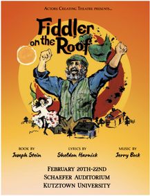 Fiddler on the Roof show poster