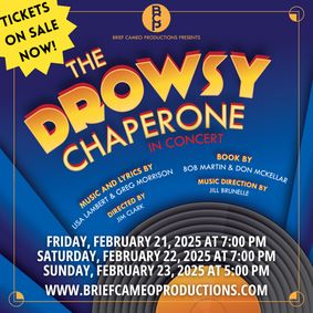 The Drowsy Chaperone: In Concert show poster