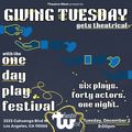 One-Day Play Festival in Los Angeles
