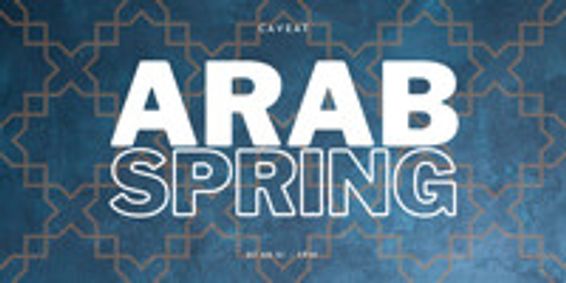 Arab Spring show poster