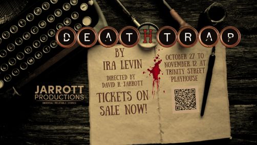 Deathtrap by Ira Levin show poster