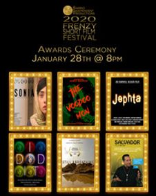 Frenzy Short Film Festival Award Ceremony show poster