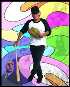 NOW PLAYING THIRD BASE FOR THE ST. LOUIS CARDINALS...BOND, JAMES BOND show poster