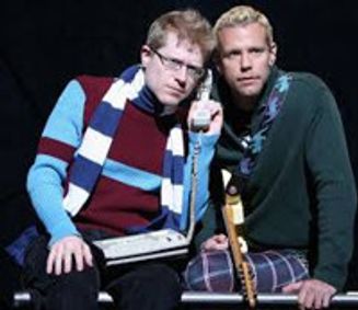 RENT's Adam Pascal and Anthony Rapp show poster