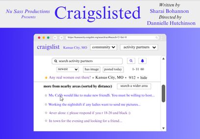 Craigslisted show poster