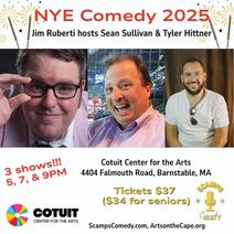 New Year's Eve Comedy: Jim Ruberti hosts Sean Sullivan, Tyler Hittner