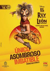El Rey León show poster