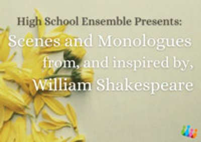 Shakespeare Scene Study Showcase show poster