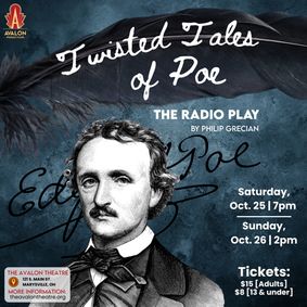 Avalon Productions Presents…TWISTED TALES OF POE show poster