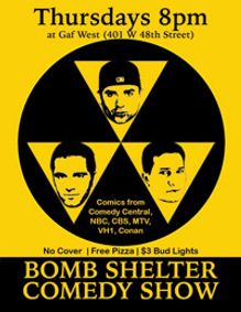Bomb Shelter Comedy Show show poster