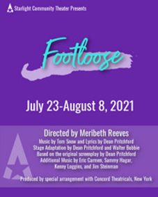 Footloose show poster
