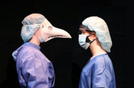 The Living show poster