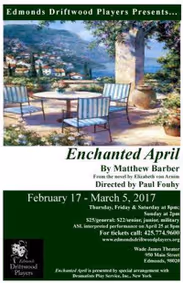 Enchanted April show poster