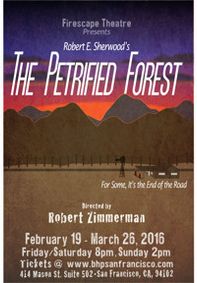 The Petrified Forest show poster