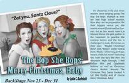 The Bop She Bops: Merry Christmas Baby show poster