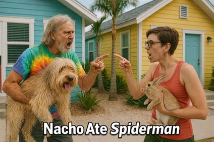 Nacho Ate Spiderman show poster