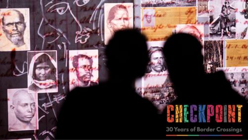 CHECKPOINT: 30 Years of Border Crossings show poster