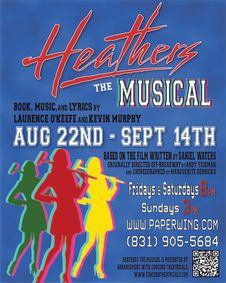 Heathers The Musical show poster