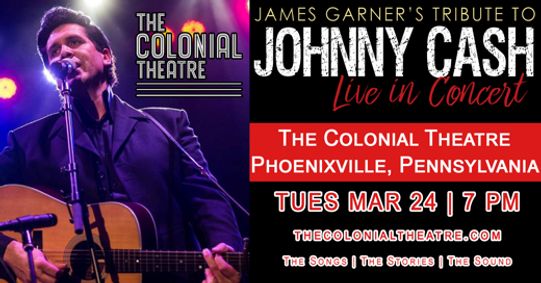 James Garner's Tribute to Johnny Cash show poster