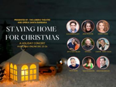 Staying Home for Christmas | Free Virtual Holiday Concert show poster