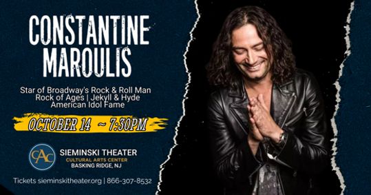 CONSTANTINE MAROULIS LIVE! show poster