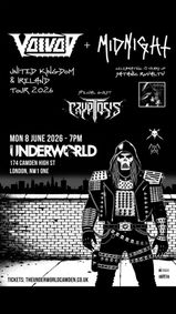 VOIVOD at The Underworld - London show poster