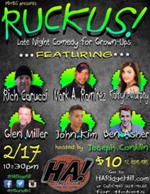 RUCKUS! at HA! Comedy Club