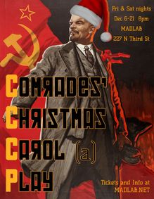Comrades' Christmas Carol show poster