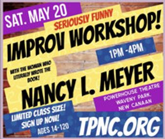 Seriously Funny IMPROV WORKSHOP show poster