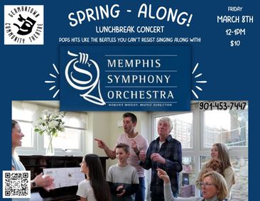 Memphis Symphony Orchestra Spring-Along POPS Lunchbreak Concert show poster