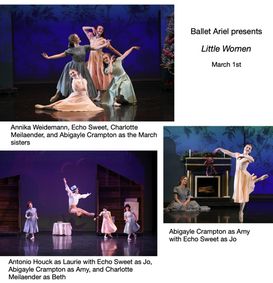 Ballet Ariel presents Little Women show poster
